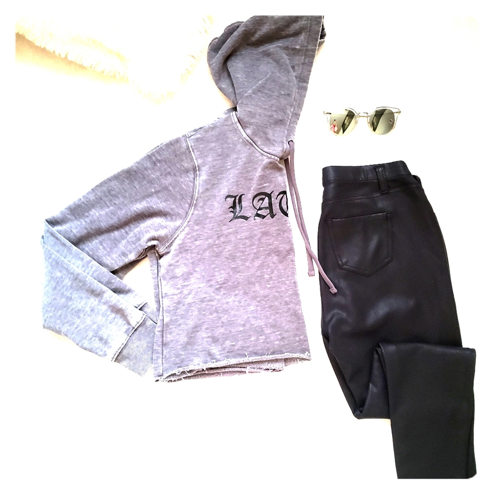 Material girl- active vintage hooded sweatshirt